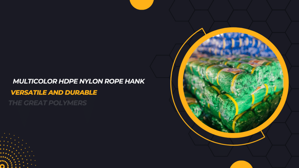Multicolor HDPE Nylon Rope Hank