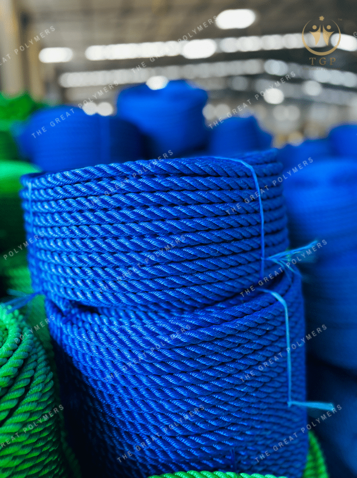 Pe Rope 100 Yard Blue Color Manufacturer
