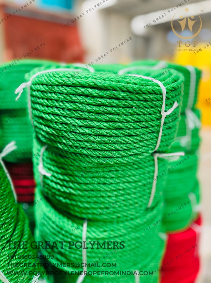 GREEN Color HDPE Monofilament Rope


